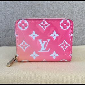 LOUIS VUITTON Zippy coin purse Monogram Vernis Valentine limited